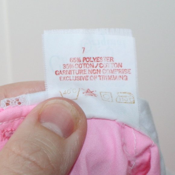 Pink vintage baby girl dress pinafore 12 months - Picture 13 of 16